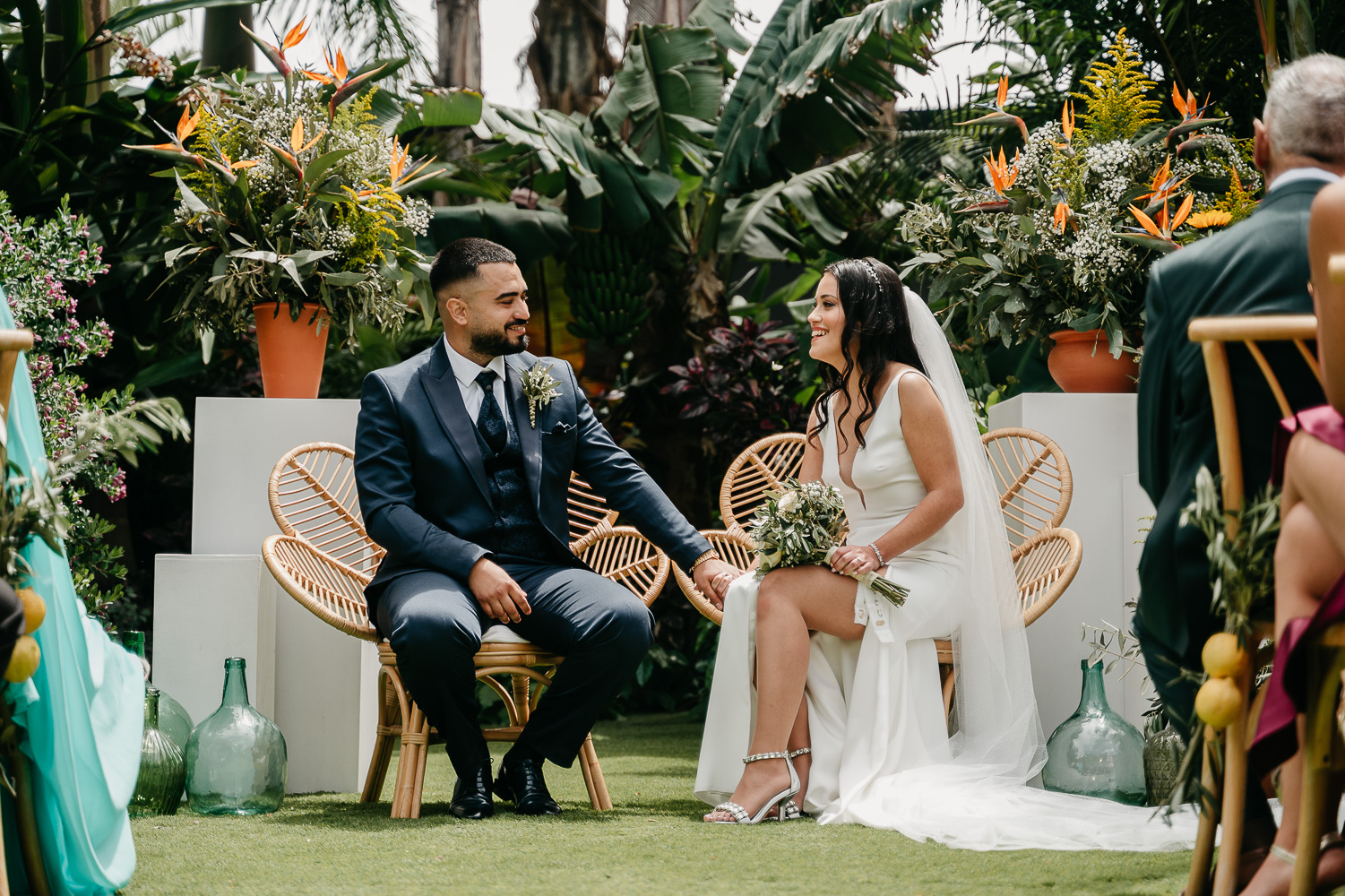 Instante espontáneo de boda capturado por Pablo Varela